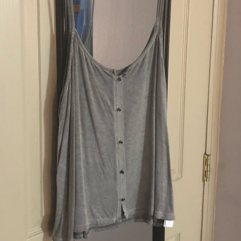 🔴American eagle grey tank